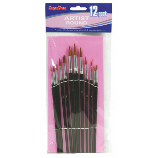 SupaDec Artist Brush Set 12 Piece