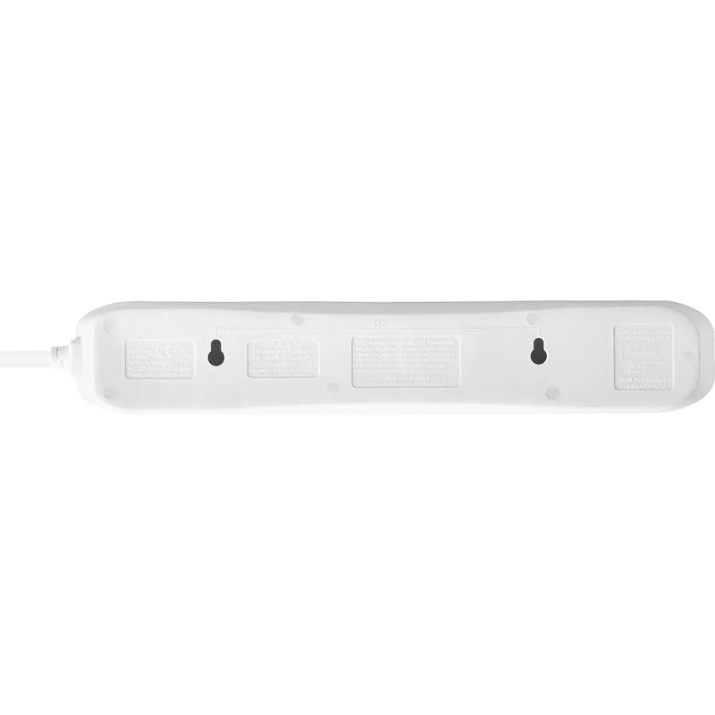 Masterplug 4 Gang Extension Lead With 2 x USB & 1m Cable 13 amp