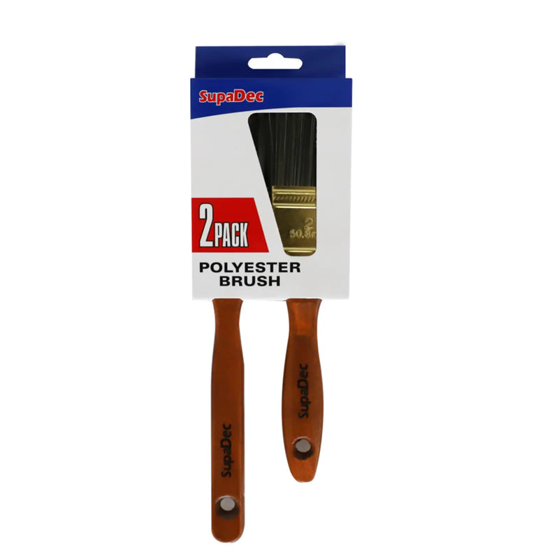 SupaDec Polyester Brush Set Pack 2