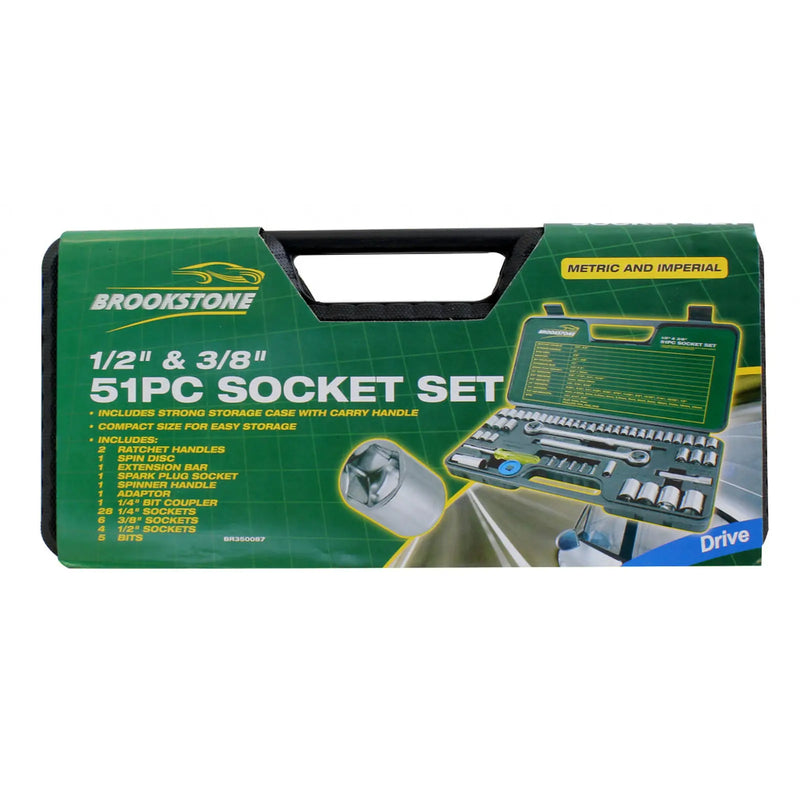 Brookstone Socket Set 51 Piece