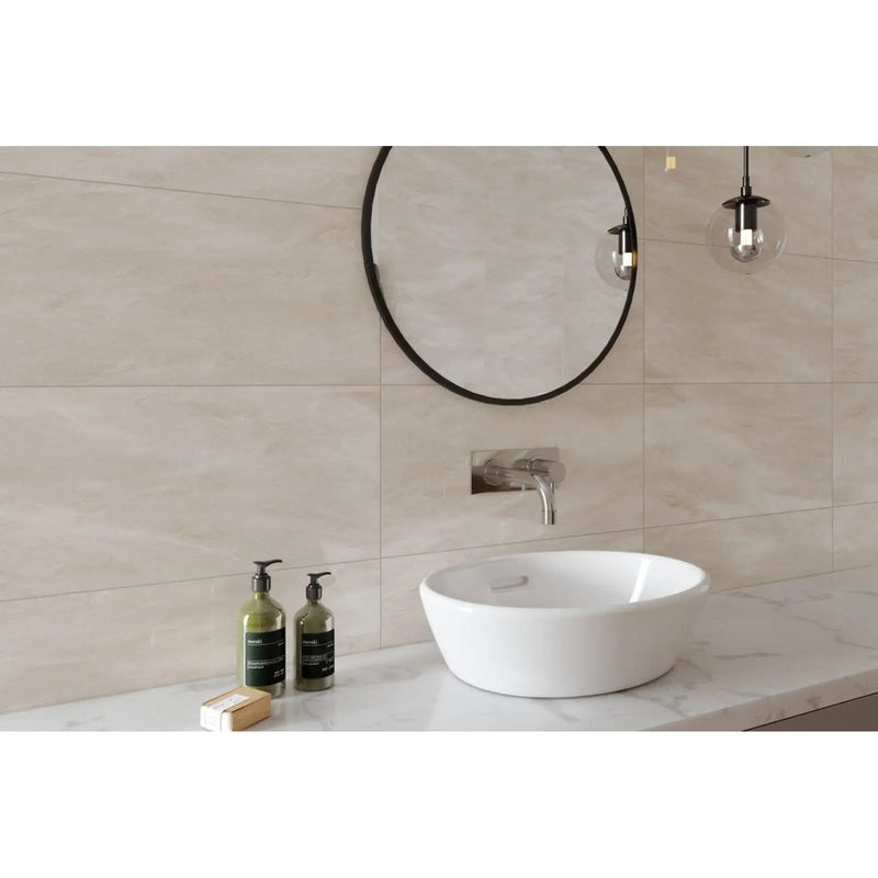 Golden Tile Calma Beige Gloss Ceramic Tile 600 x 300 x 9mm 1.44m2