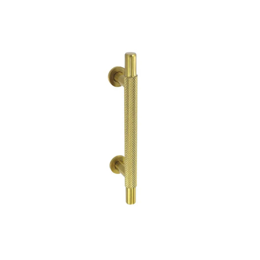 Smiths Architectural Cross Knurled Handle 96mm Satin Brass
