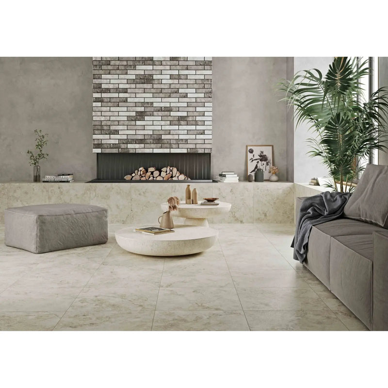 Golden Tile Porcelain Floor & Wall Tile 1200 x 600 x 8mm Cloudy Stone 1.44m2