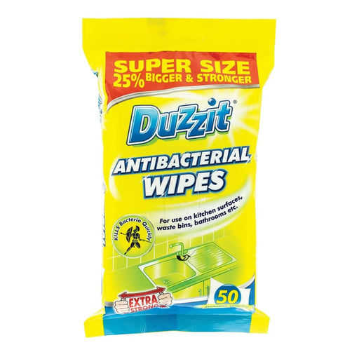 Duzzit Antibacterial Wipes 50 Pack