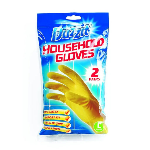 Duzzit Latex Gloves Large / 2 Pack