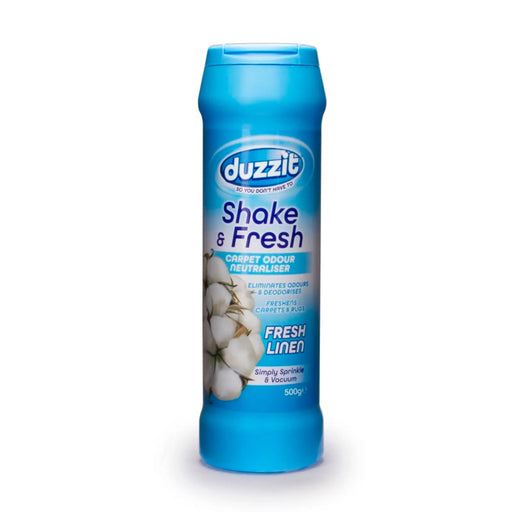 Duzzit Shake & Fresh Carpet Odour Neutraliser Fresh Linen / 500g