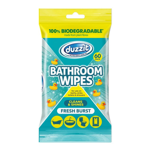 Duzzit Bathroom Wipes Fresh Burst Pack 60