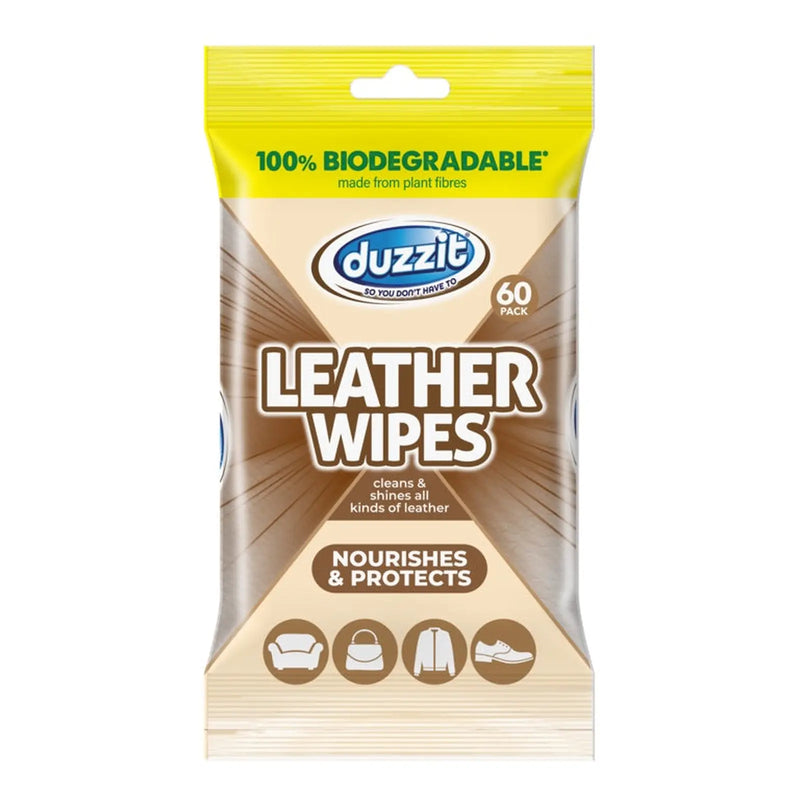 Duzzit Leather Cleaning Wipes Pack 60