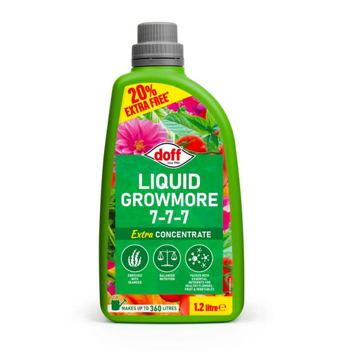 Doff Liquid Growmore Concentrate 1.2L Extra Fill