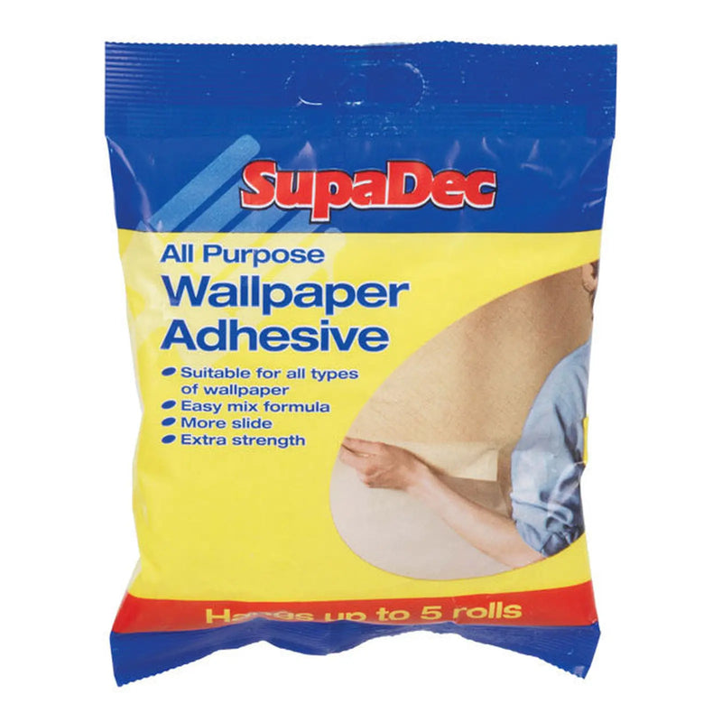 SupaDec All Purpose Wallpaper Adhesive up to 5 Rolls