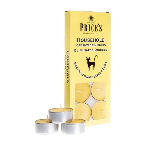Price's Candles Tealights Pack 10 Household