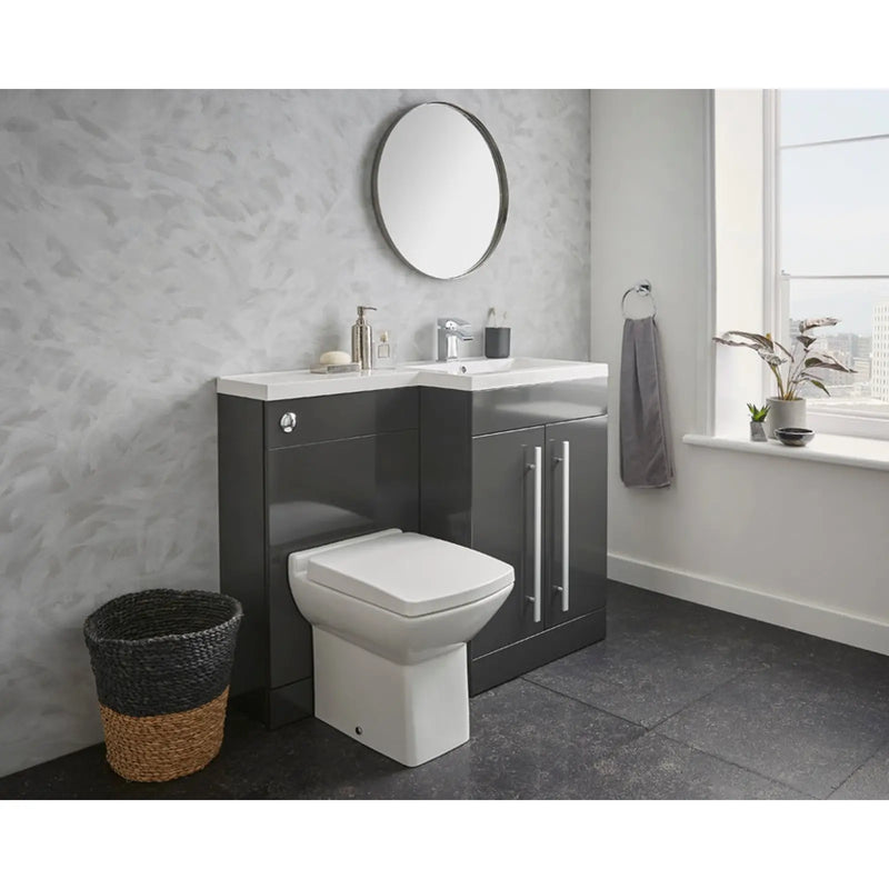 Kartell Matrix WC Unit Gloss Grey 500mm