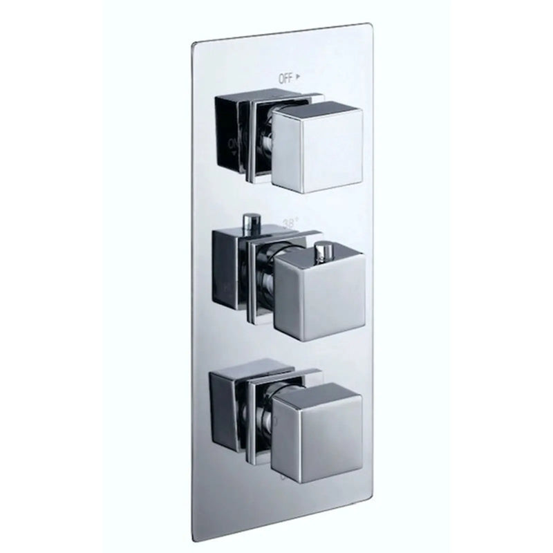 Giavani Triple Square Shower Valve