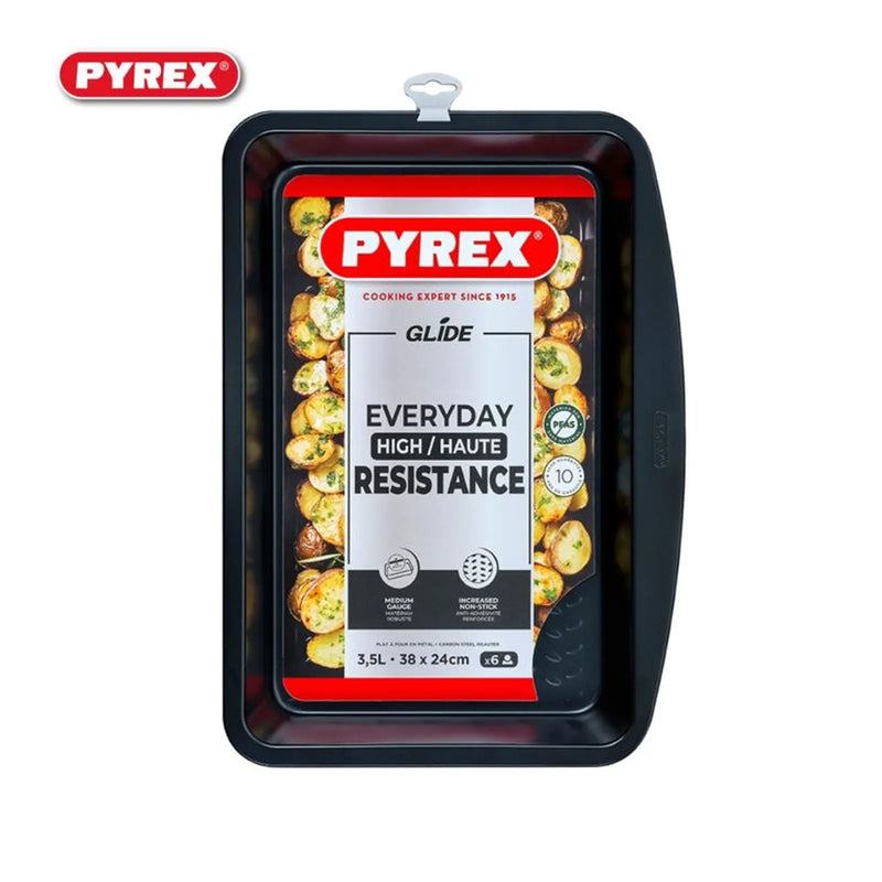 Pyrex Rectangular Roaster PX Glide 38 x 22cm