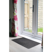 Groundsman Dirt Guard Plain Cotton Barrier Doormat 50 x 80cm Anthracite