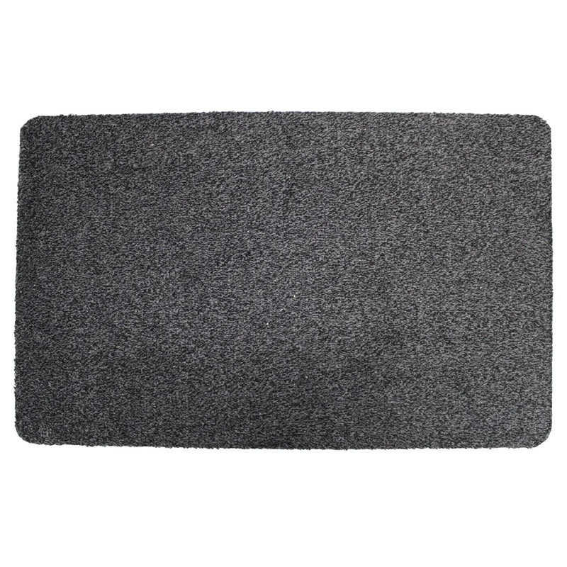 Groundsman Dirt Guard Plain Cotton Barrier Doormat 50 x 80cm Anthracite