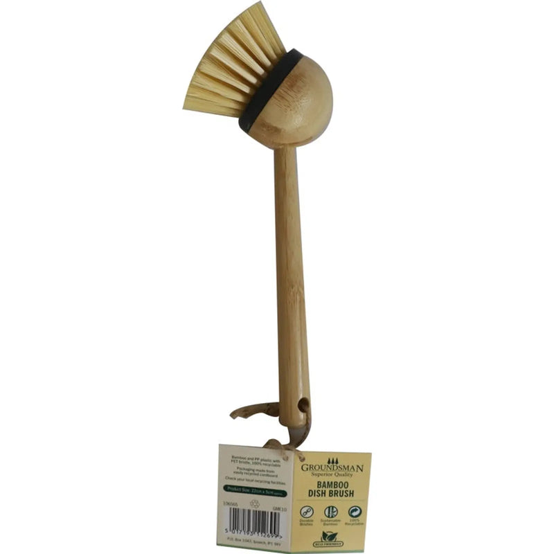 Groundsman Bamboo Dish Brush 22cm x 5cm