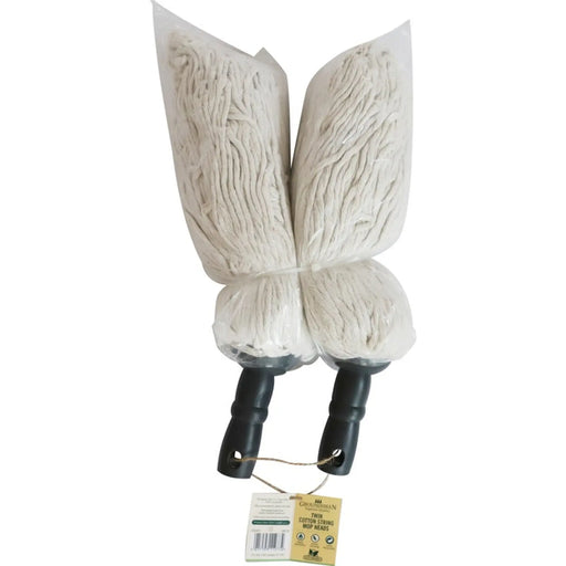 Groundsman Bamboo Deluxe Mop Head Refills Twin Pack