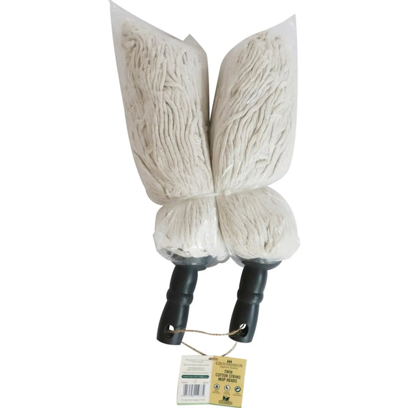 Groundsman Bamboo Deluxe Mop Head Refills Twin Pack