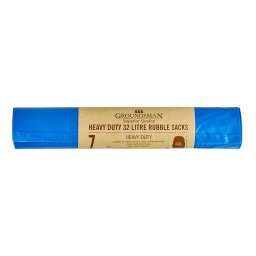 Groundsman Heavy Duty Rubble Sacks 32L - Roll of 7