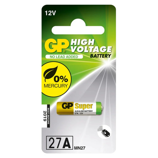 GP Alkaline High Voltage Battery 27A