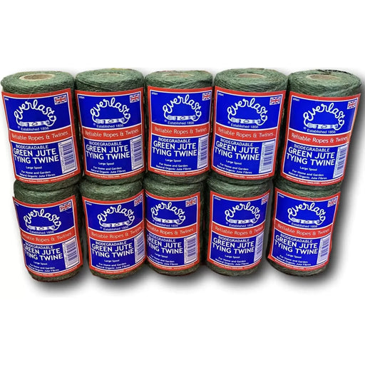 Everlasto Green Jute Tying Twine Pack of 10