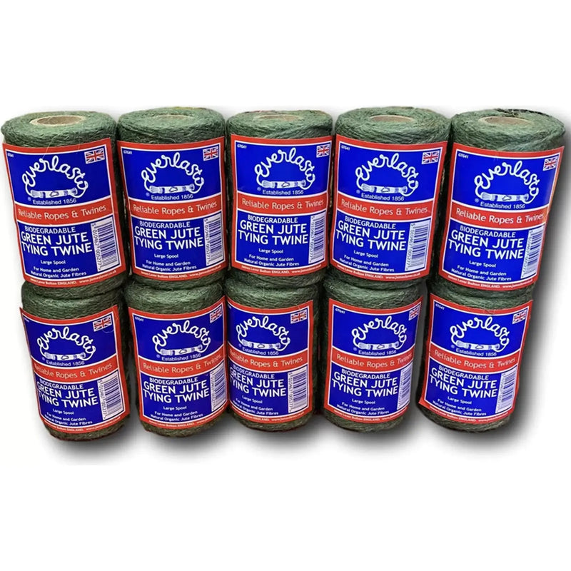Everlasto Green Jute Tying Twine Pack of 10