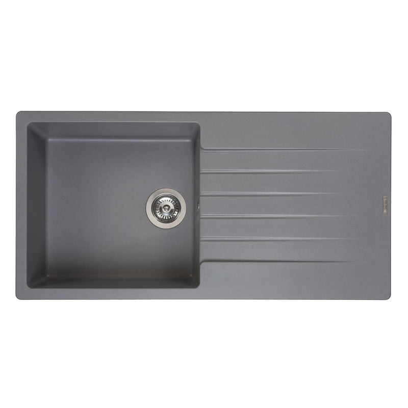 Reginox Grey Granite Sink 1 Bowl 1000 x 500mm