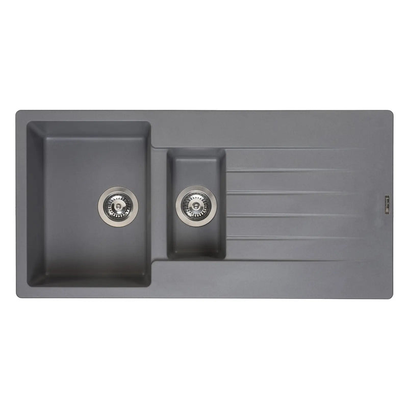 Reginox Grey Granite Sink 1.5 Bowl 1000 x 500mm