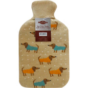 Stax Hearth & Home Hot Water Bottle With Winter Design Cover 2L