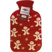 Stax Hearth & Home Hot Water Bottle With Winter Design Cover 2L