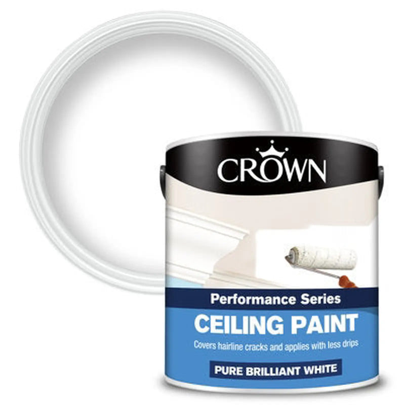 Crown Ceiling Paint Pure Brilliant White 2.5L
