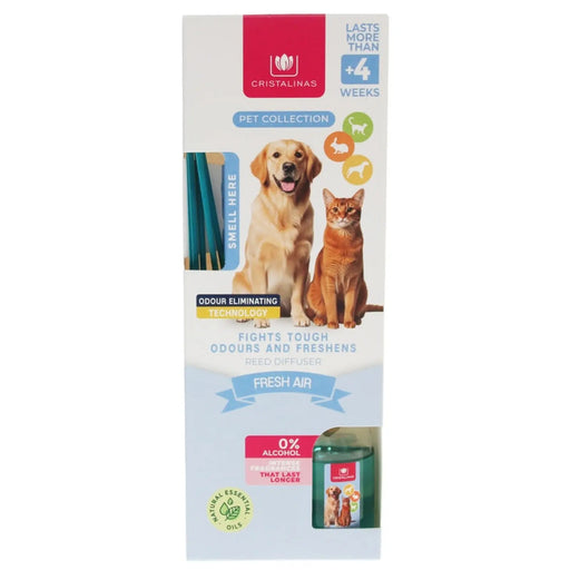 Cristalinas Pet Reed Diffuser 25ml Fresh Air