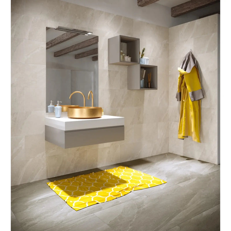 Plus 39 Pietra Ligure Porcelain Floor & Wall Tile Grigio Grey 30cm x 60cm x 1.44m2