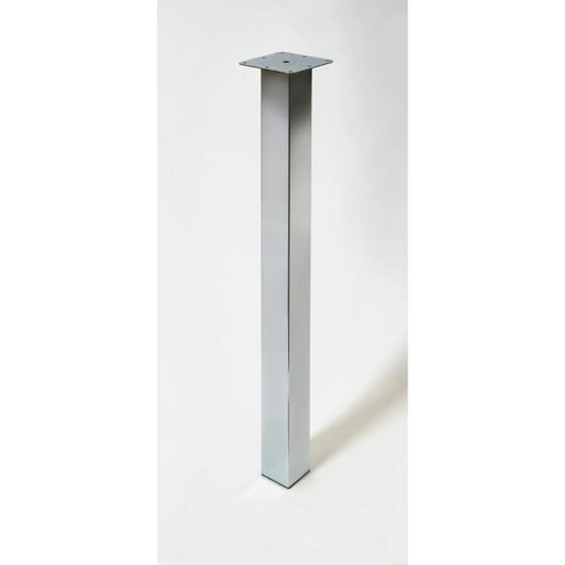 Rothley Square Worktop Leg Chrome 870mm