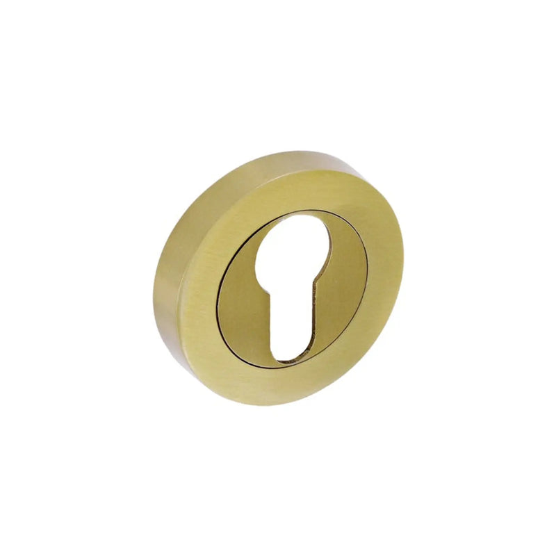 Smiths Architectural Euro Escutcheon Satin Brass