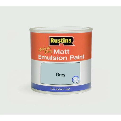 Rustins Matt Emulsion 250ml Grey