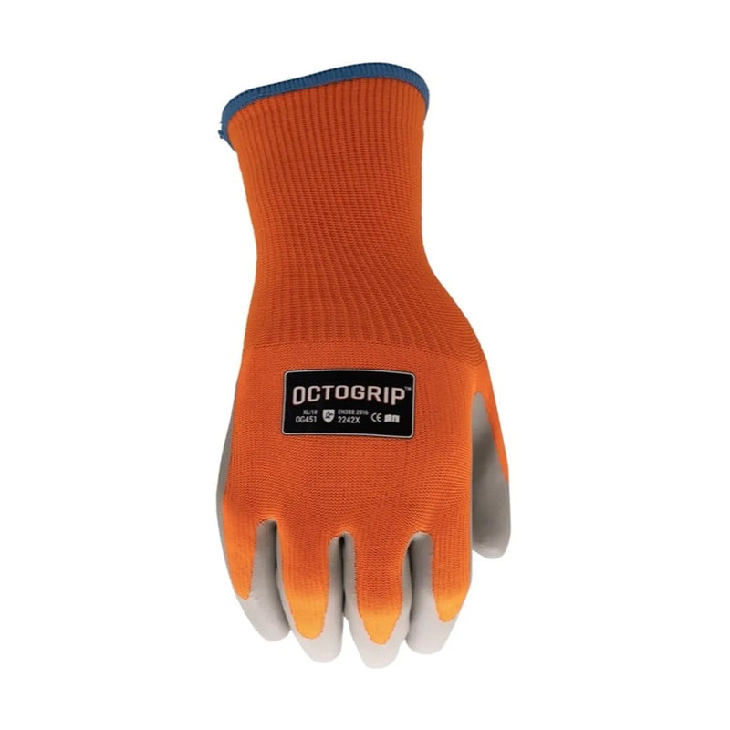 Octogrip 10g Winter Fleece Lined Glove with Latex Palm Med