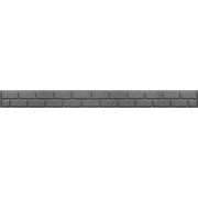 Primeur Ultra Curve Border Bricks 9cm Grey