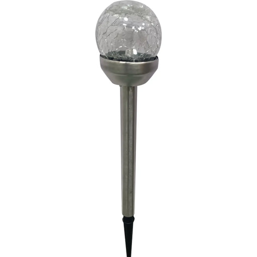 Pagoda Solar Crackle Ball Multi Function Light 11.5cm
