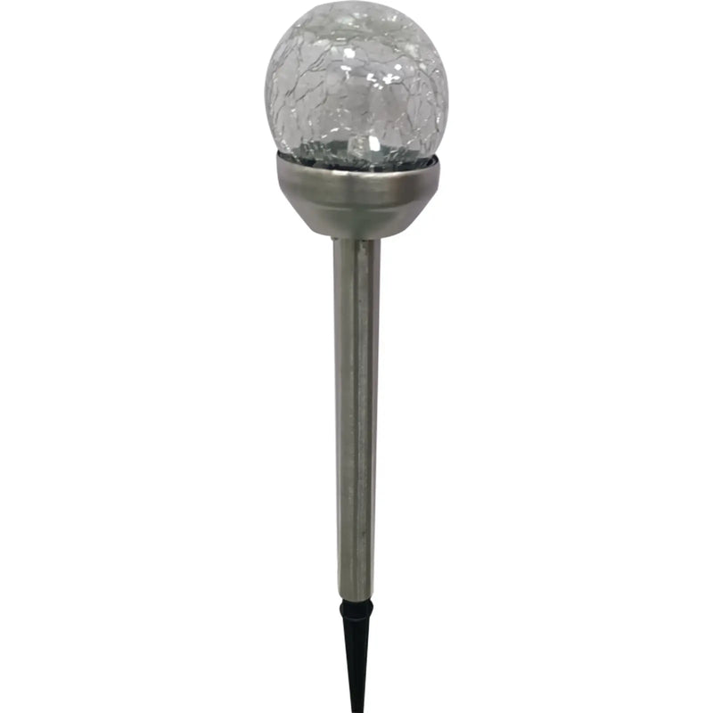 Pagoda Solar Crackle Ball Multi Function Light 11.5cm
