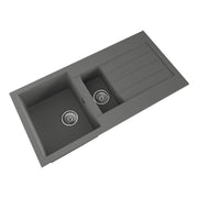 Ellsi Grey Comite Sink & Waste 1.5 Bowl 100 x 50cm