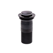 Top Fix Unslotted Basin Waste Matt Black