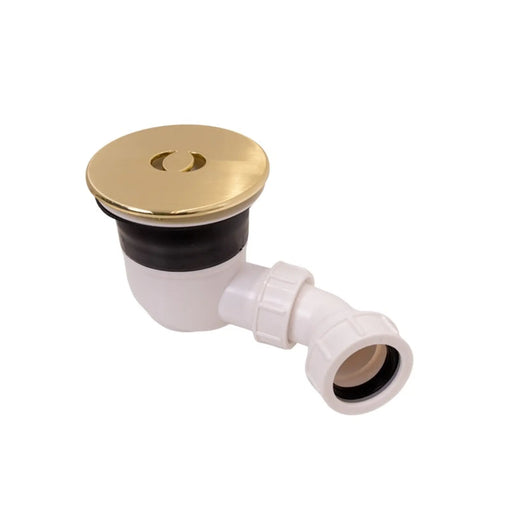 Top Fix Shower Waste Brushed Brass