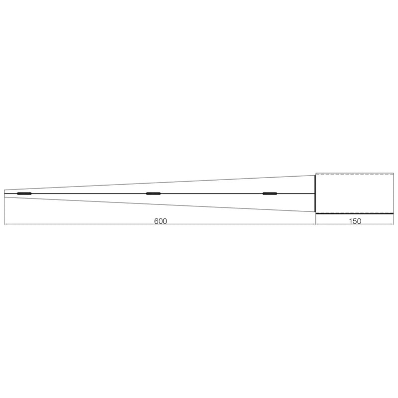 Picardy Fence Grip Spike 75 x 75 x 600mm