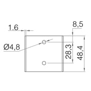 Picardy Fence Clip 52mm