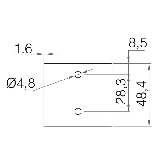 Picardy Fence Clip 52mm