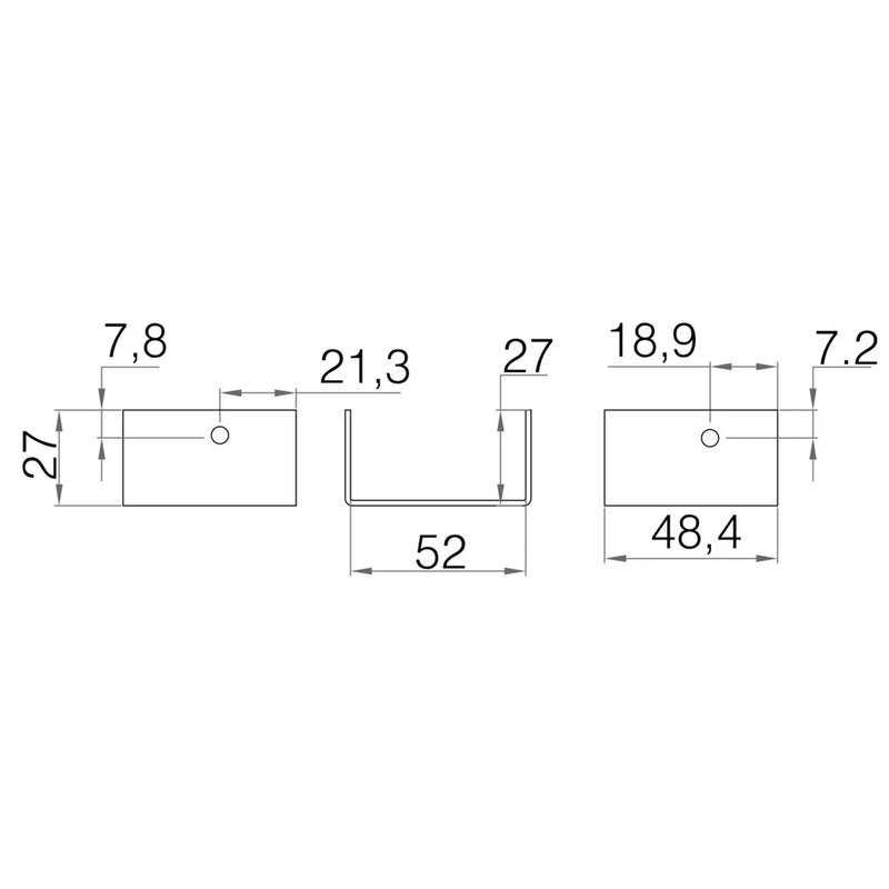 Picardy Fence Clip 52mm