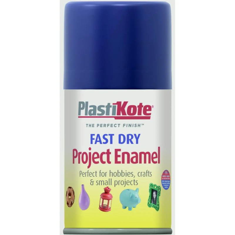 PlastiKote Fast Dry Enamel Aerosol Paint Night Blue - 100ml