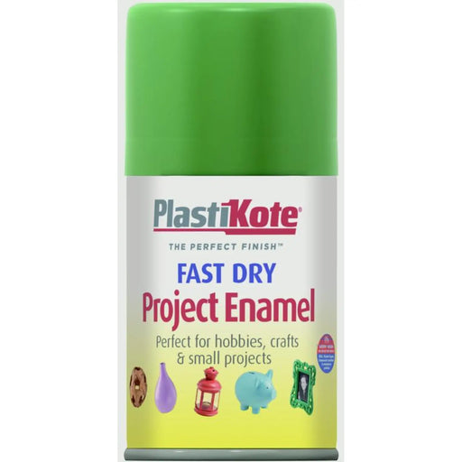 PlastiKote Fast Dry Enamel Aerosol Paint Garden Green - 100ml